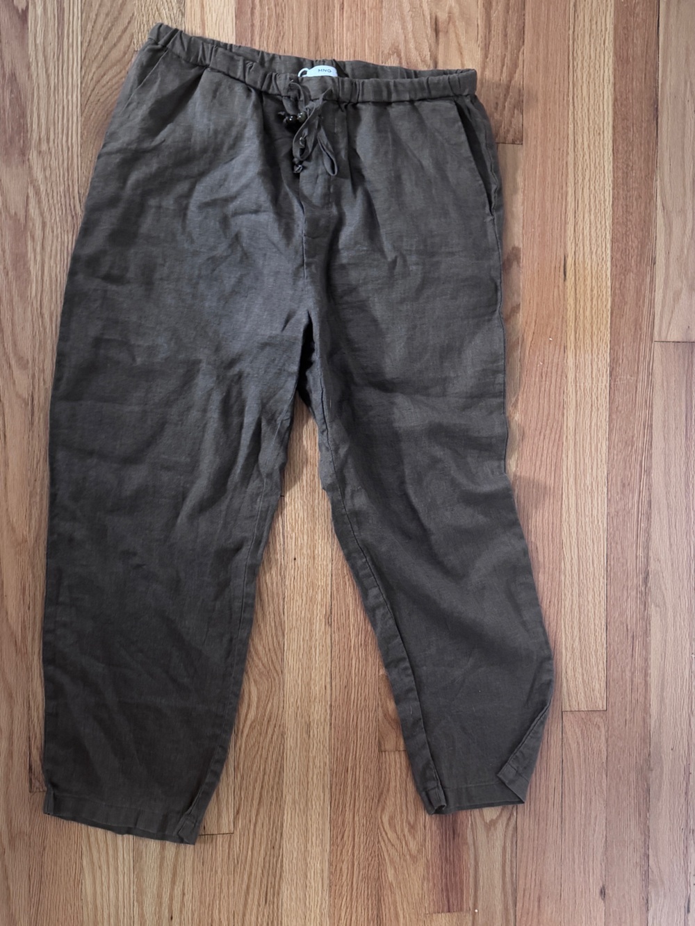 Mango linen pants